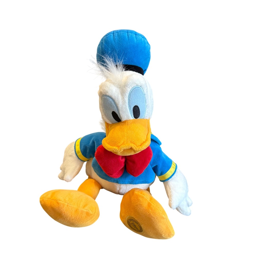 Disney Store‎ Donald Duck Plush Classic Sailor Outfit 12 Inch Authentic Patch